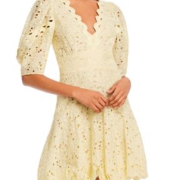 Tuckernuck Rebecca Taylor Audrey Eyelet Mini Dress - Picture 2 of 4